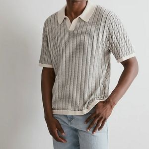 Madewell Men’s Johnny Collar Polo Shirt  size large